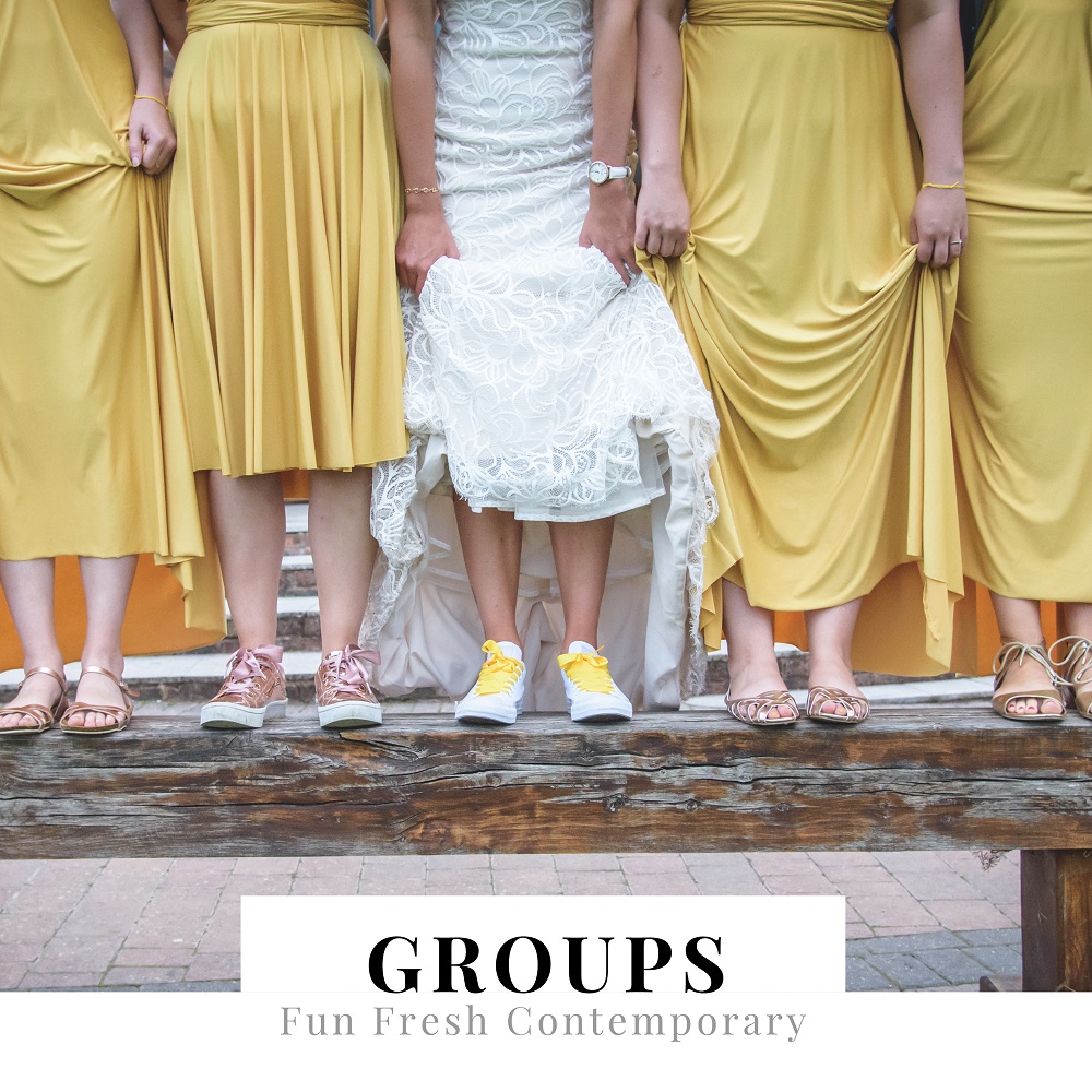 Fun Group Photos Relaxed Warwickshire Wedding Photos