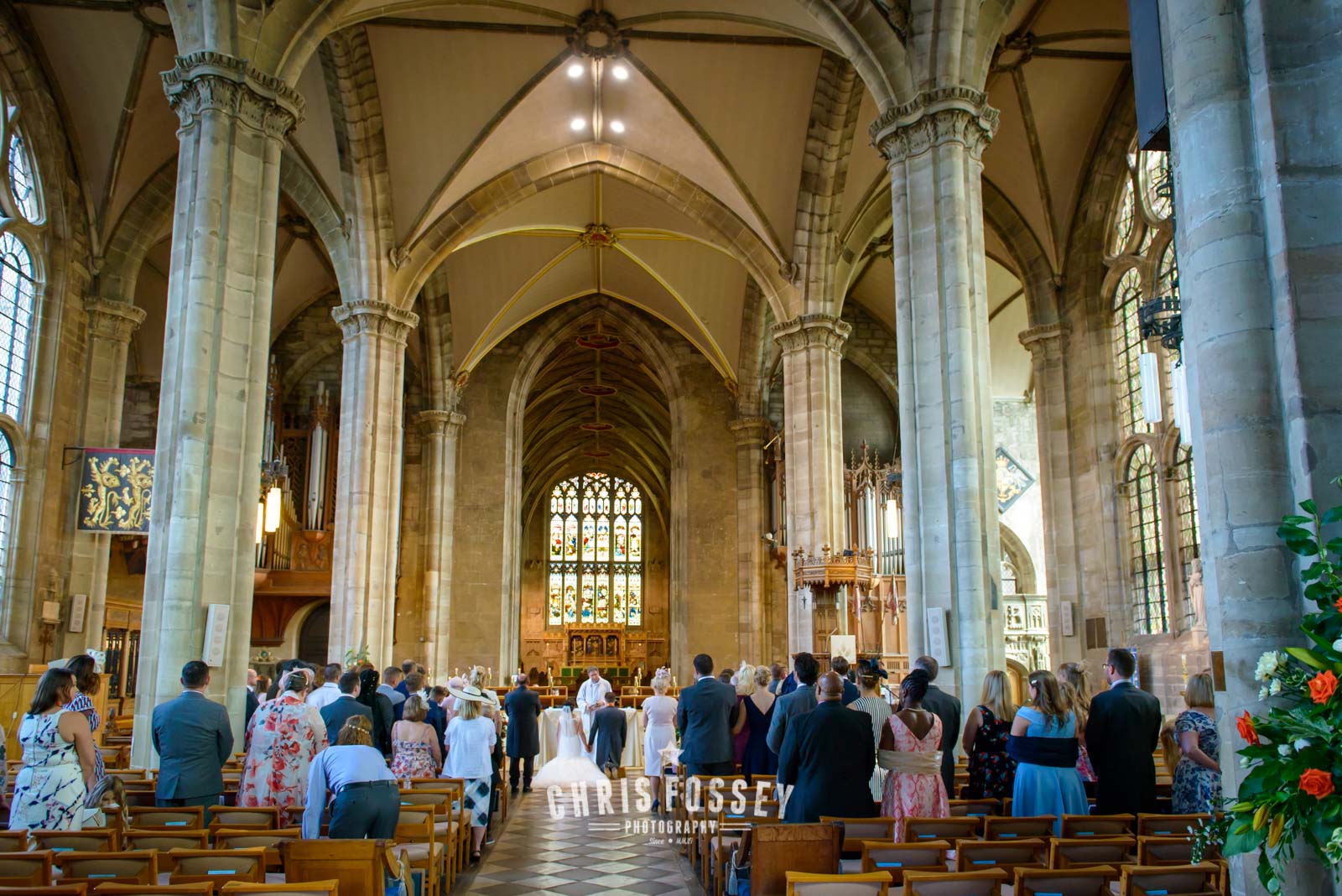 St Marys Warwick Lord Leycester Wedding Photographer by Chris Fossey Photography
