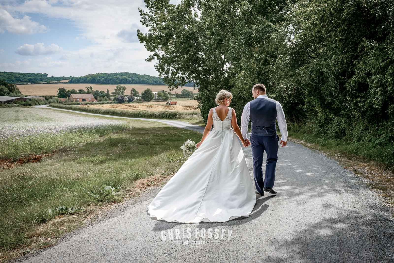 Swallows Nest Barn Wedding Photography Warwick by Wedding Photographer Chris Fossey Photography