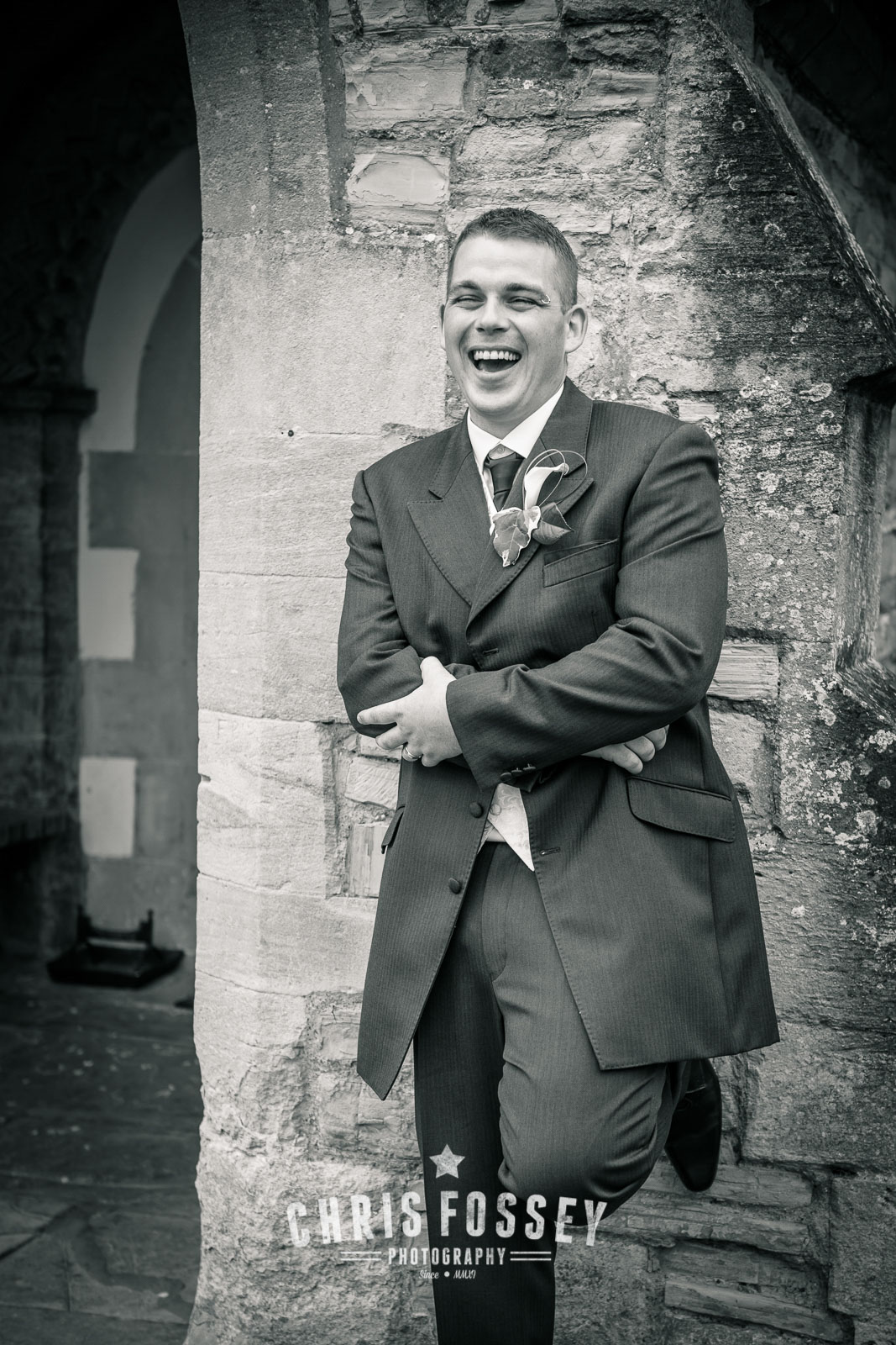 Warwickshire Wedding Photography Groom Birmingham Cotswold Gloucestershire Worcestershire Stratford-upon-Avon Chris Fossey Photographer Portfolio