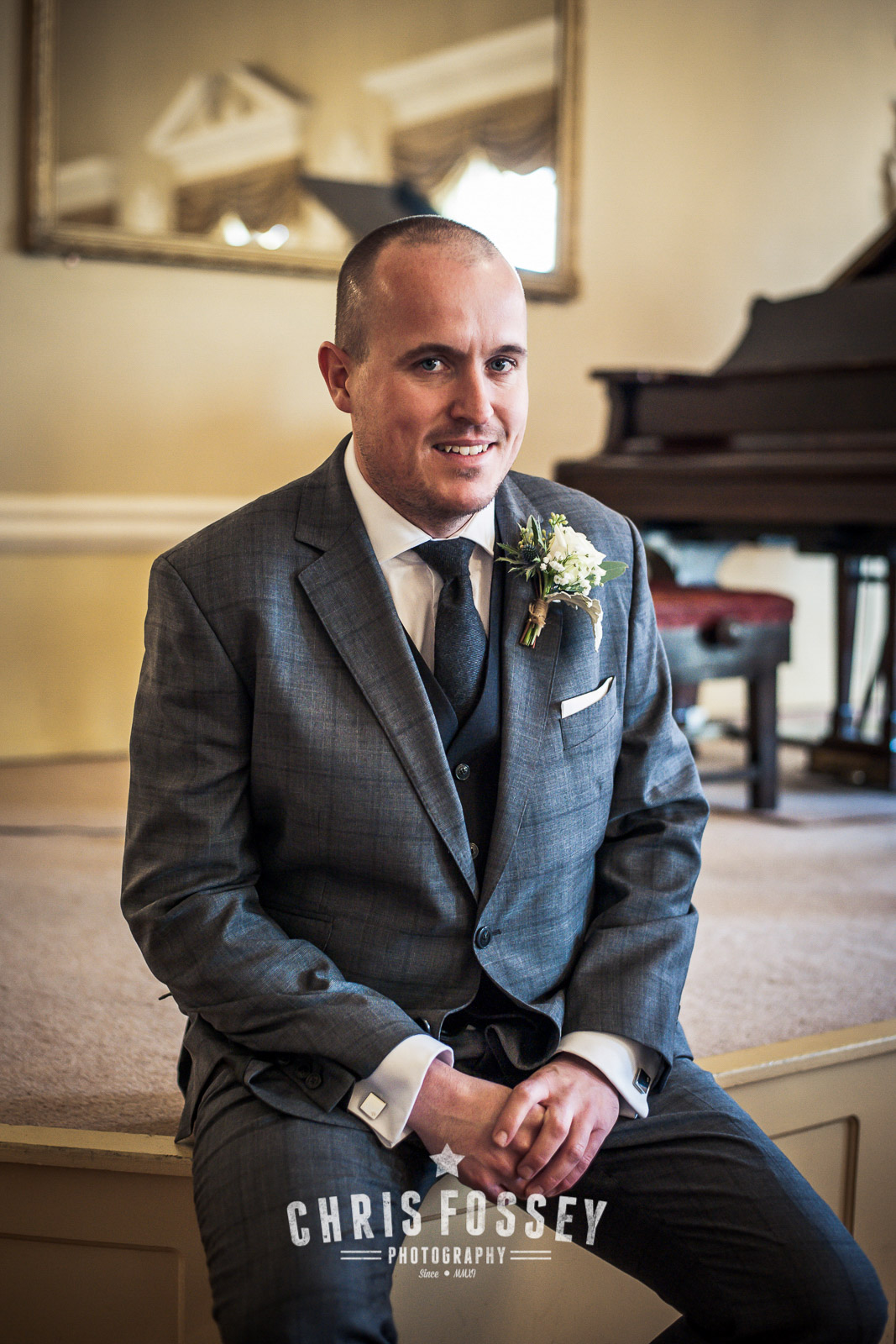 Warwickshire Wedding Photography Groom Birmingham Cotswold Gloucestershire Worcestershire Stratford-upon-Avon Chris Fossey Photographer Portfolio
