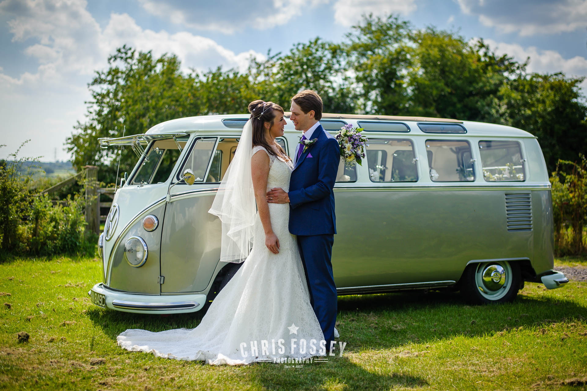 Warwickshire Wedding Photography Portfolio-Solihull Wedding Photography with VW Camper Van by Chris Fossey Photography-28