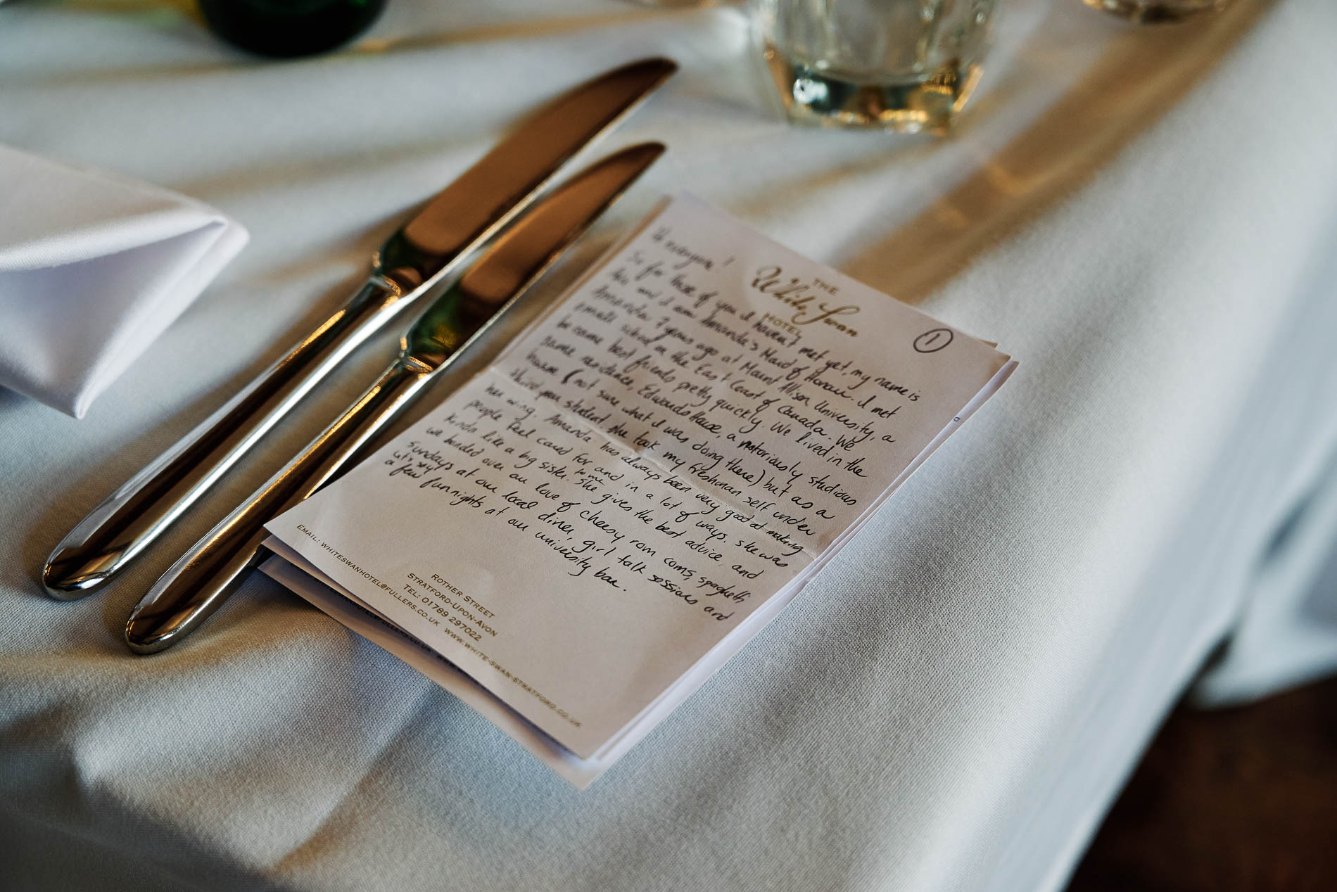 Henley Room Swan Hotel Wedding Photographer Stratford upon Avon Chris Fossey Photography