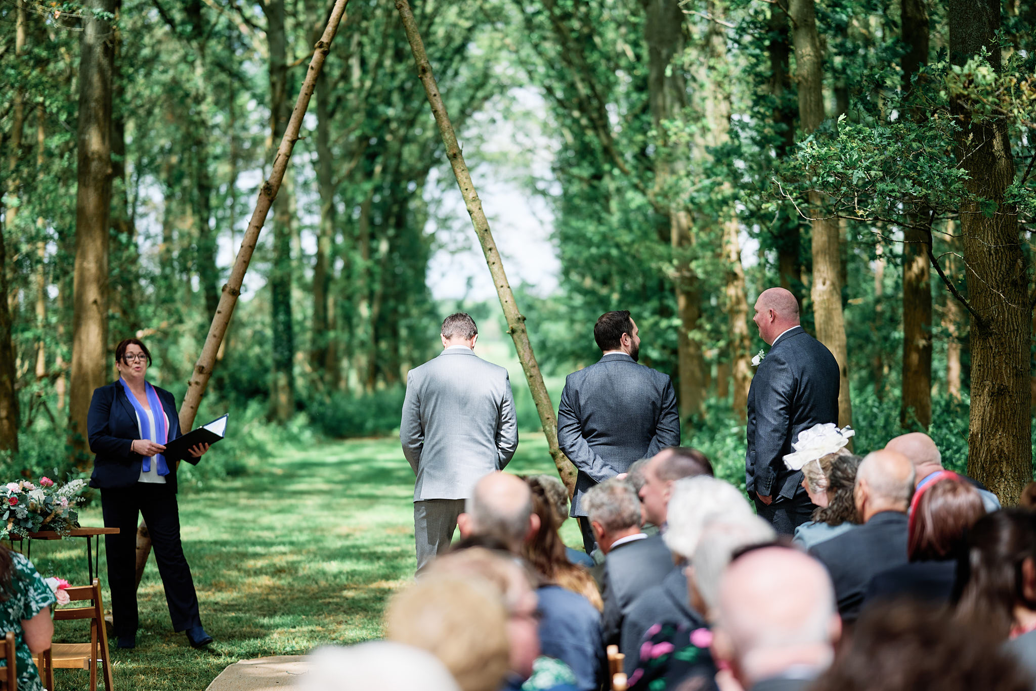 Swallows Nest Barn Wedding Photography LM