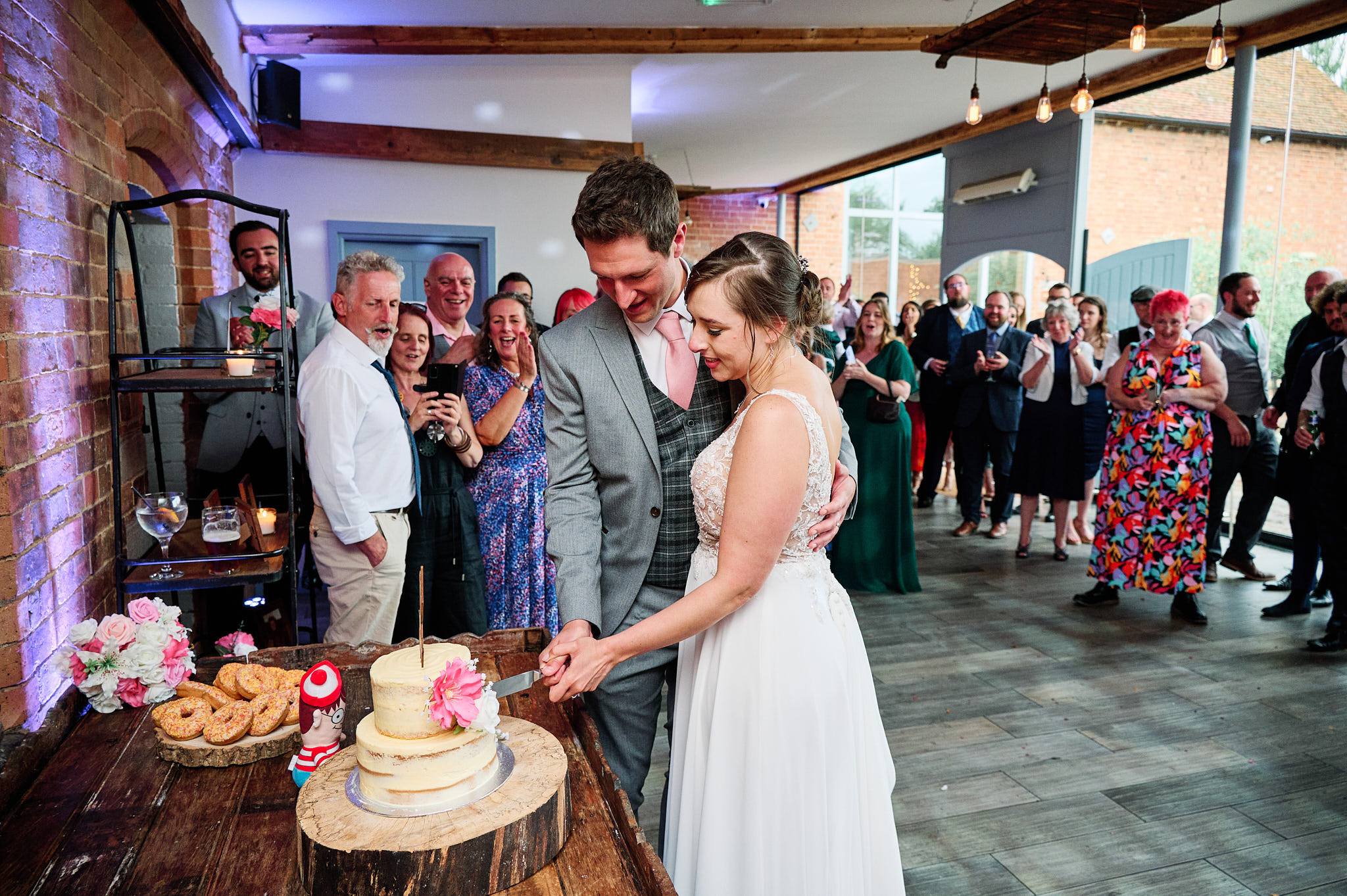 Swallows Nest Barn Wedding Photography LM