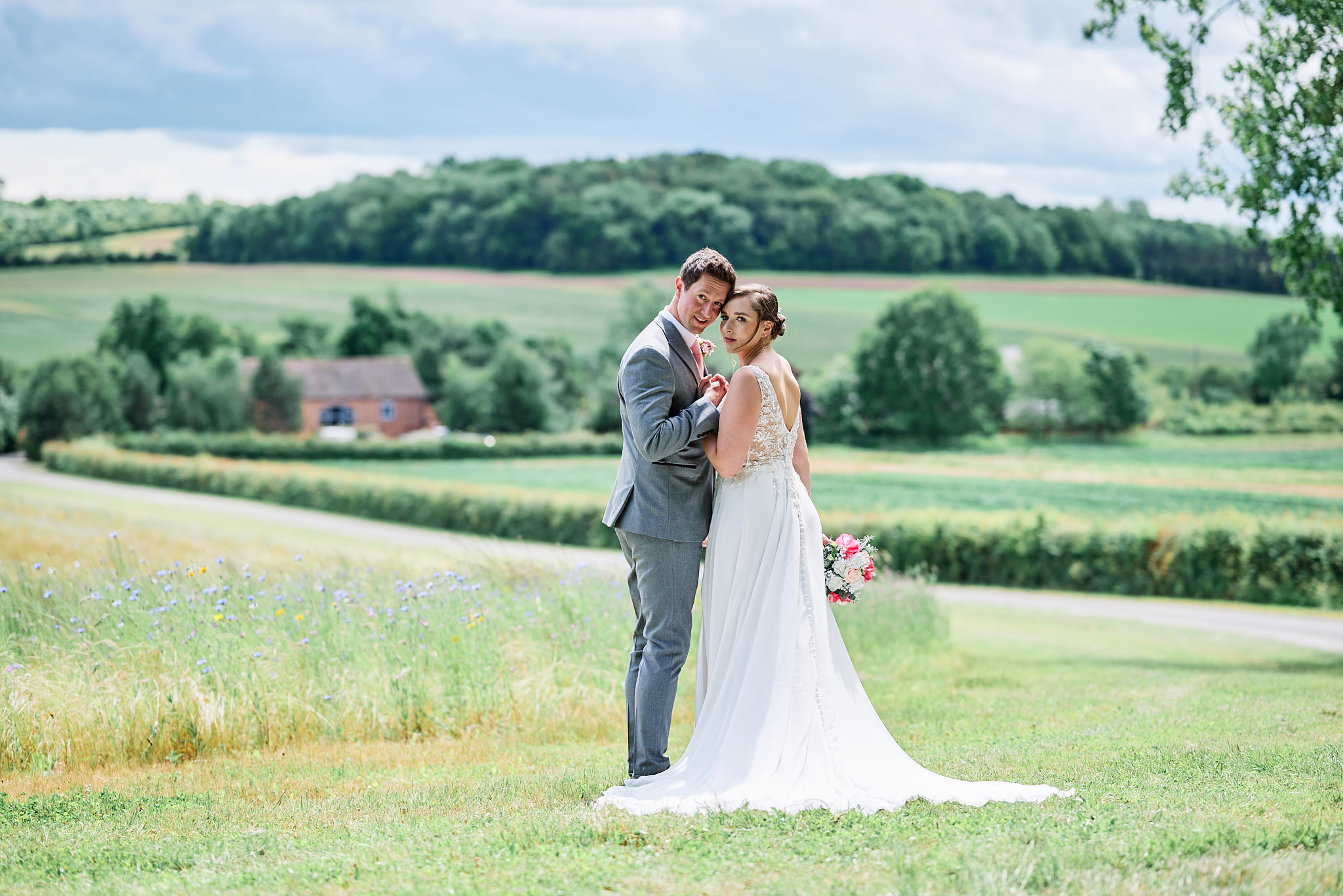 Swallows Nest Barn Wedding Photography LM