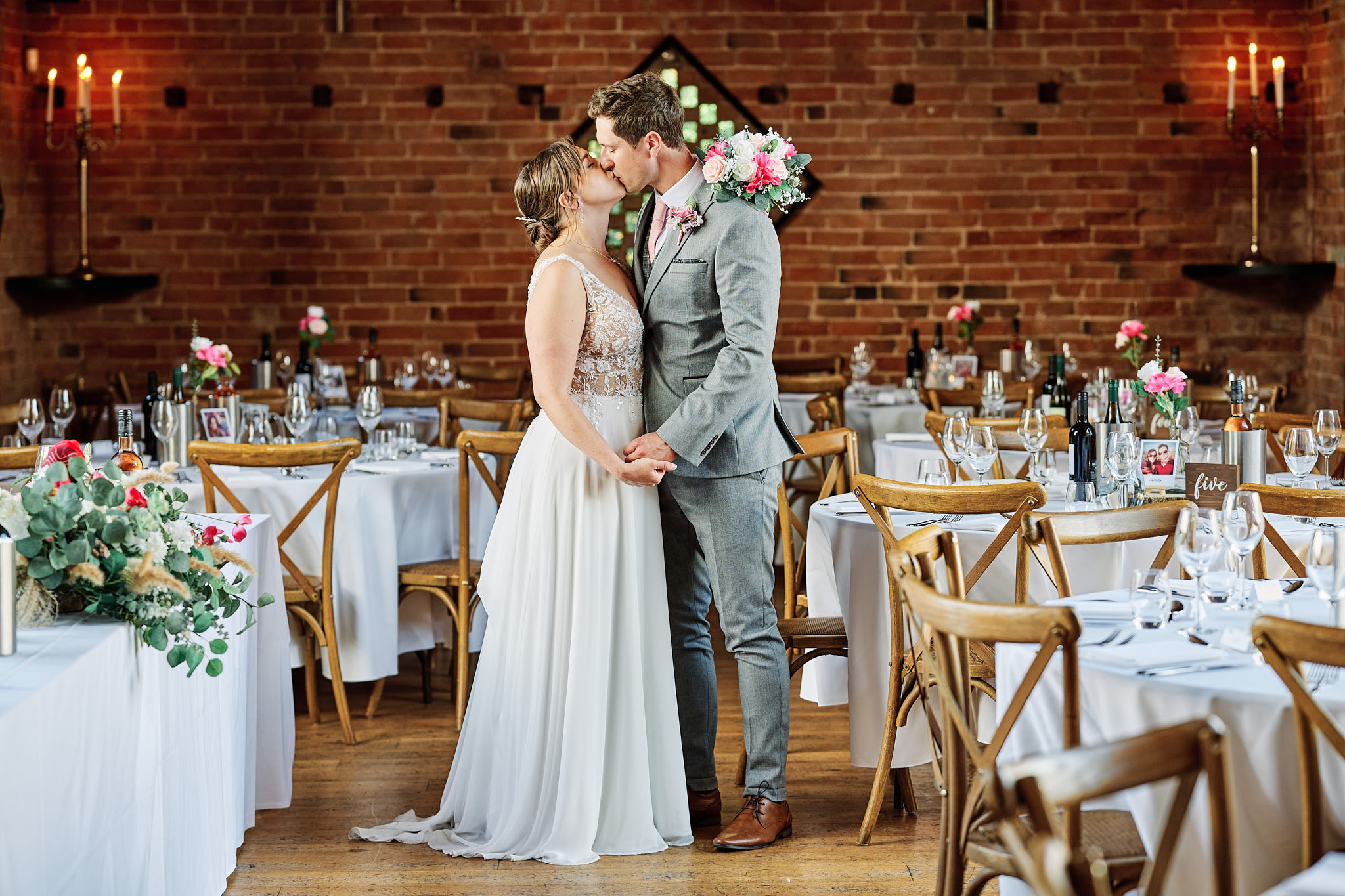 Swallows Nest Barn Wedding Photography LM