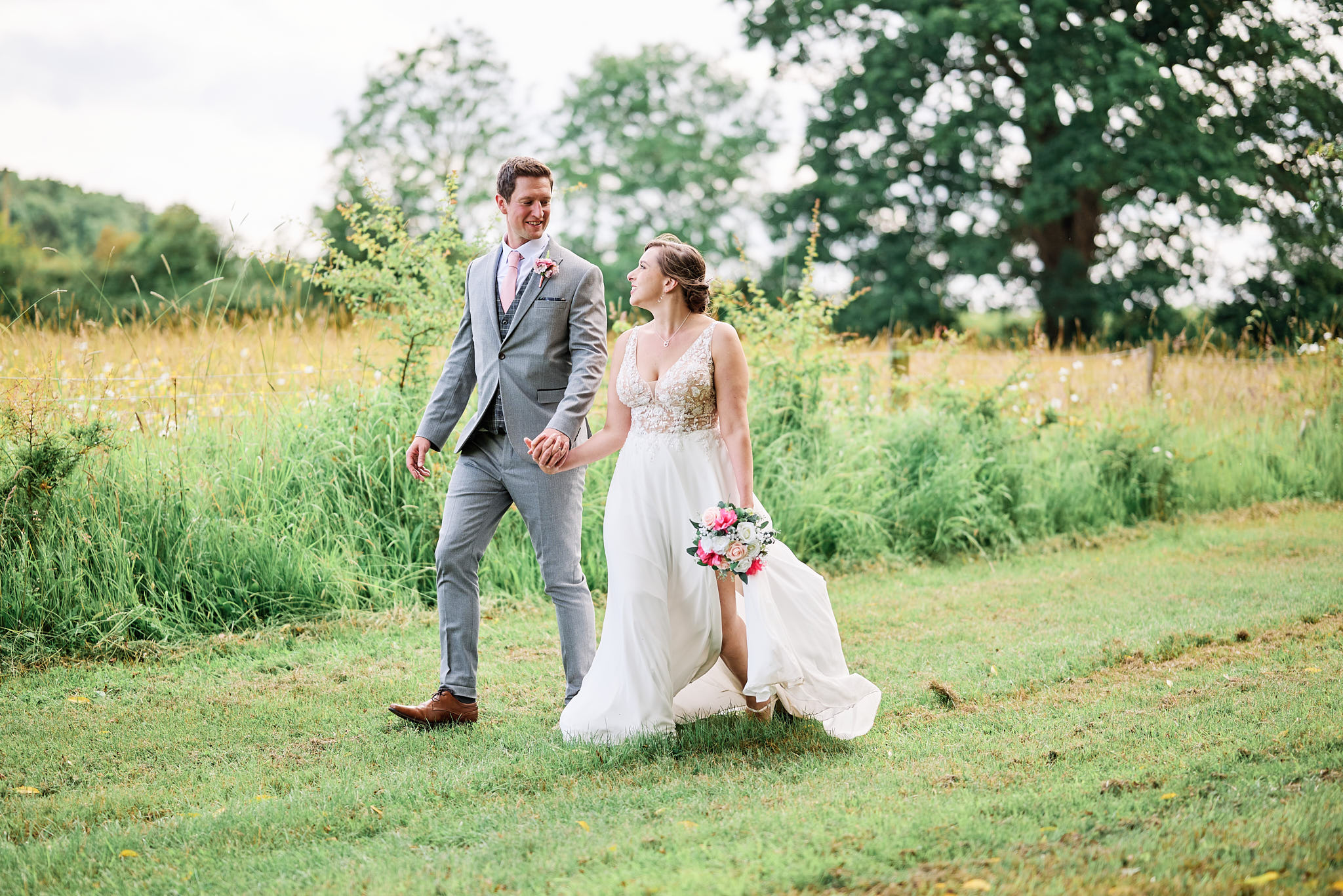 Swallows Nest Barn Wedding Photography LM