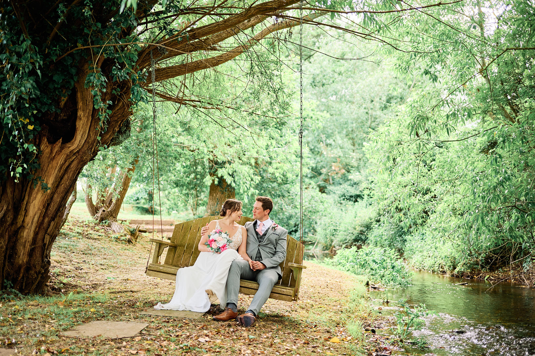 Swallows Nest Barn Wedding Photography LM