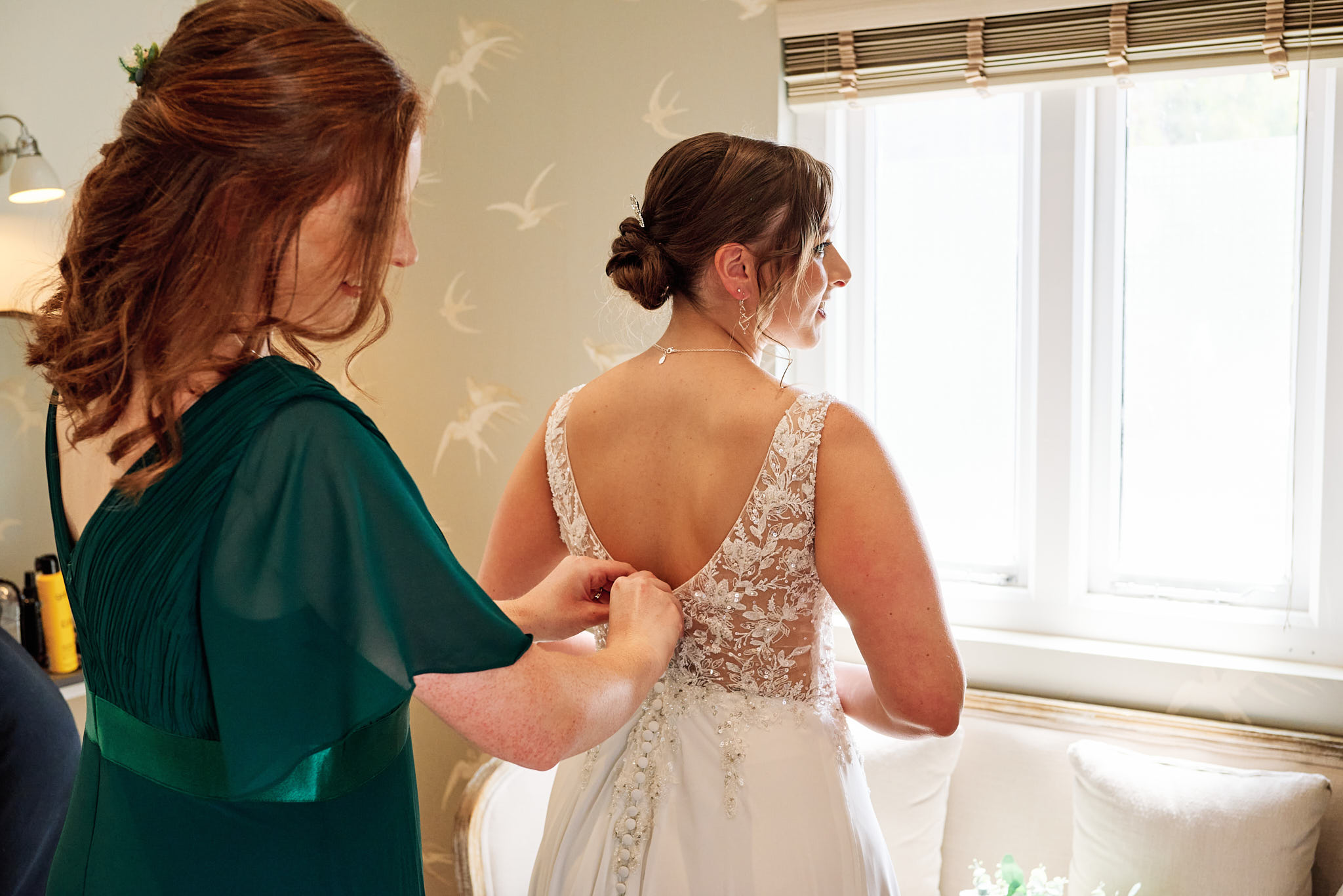 Swallows Nest Barn Wedding Photography LM