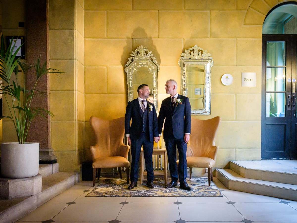 Mike & Luke’s Relaxed Hotel du Vin Birmingham&nbsp;Wedding